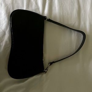 Jw pei Eva baguette bag black
